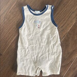 Kissy Kissy Baseball Slugger Romper 12-18m